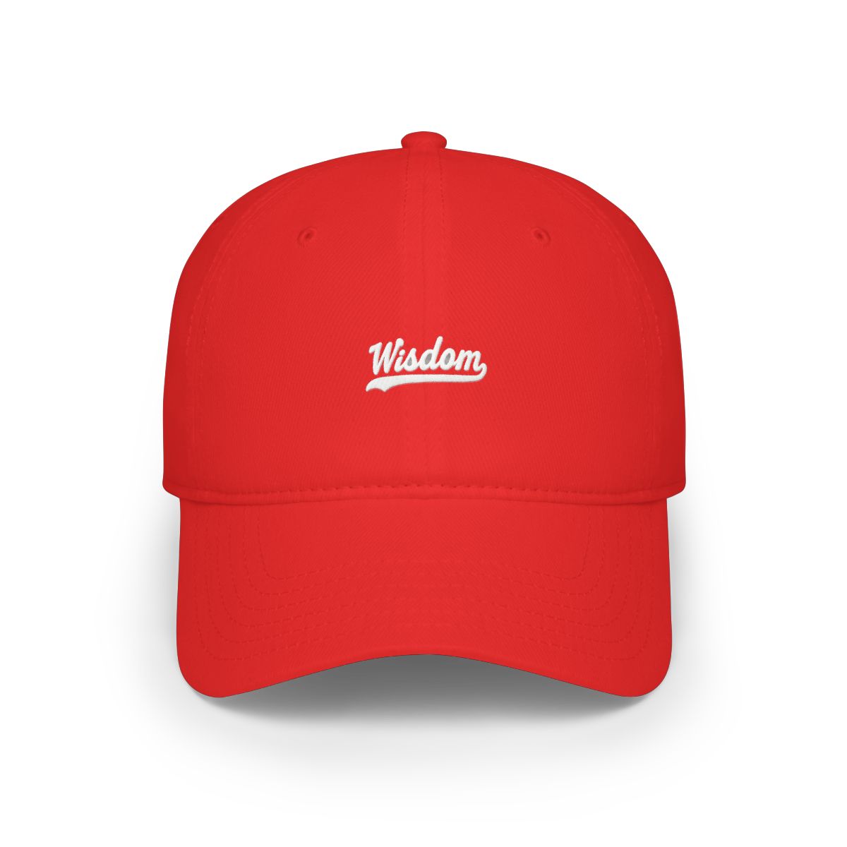 Wisdom Embroidered Trucker Hat Vintage Mesh Baseball Cap