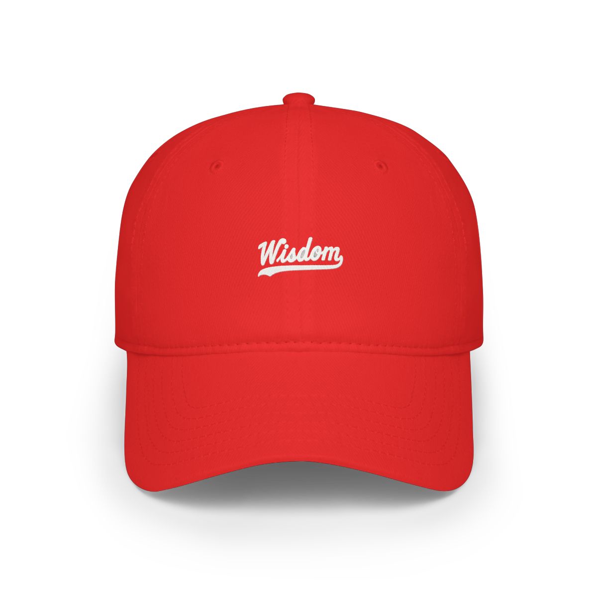 Wisdom Embroidered Trucker Hat Vintage Mesh Cap