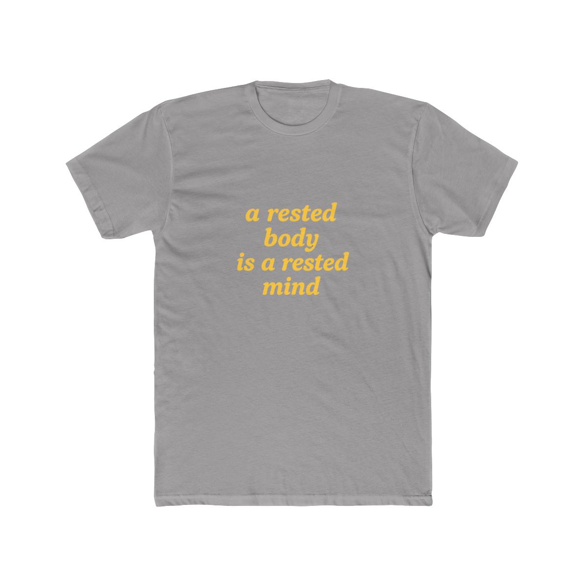 Rested Body Rested Mind Wellness T Shirt