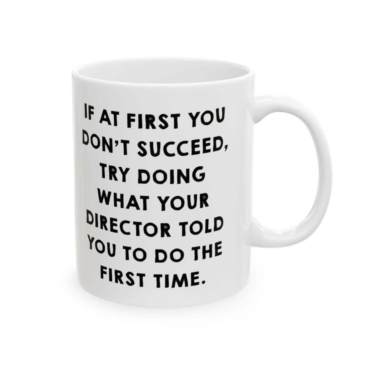 Director's Wisdom Gifts For Him Funny Director Mug Coffee Themed White Ceramic 11oz 15oz Capacity Gifts from Santa to the Man Who Listens