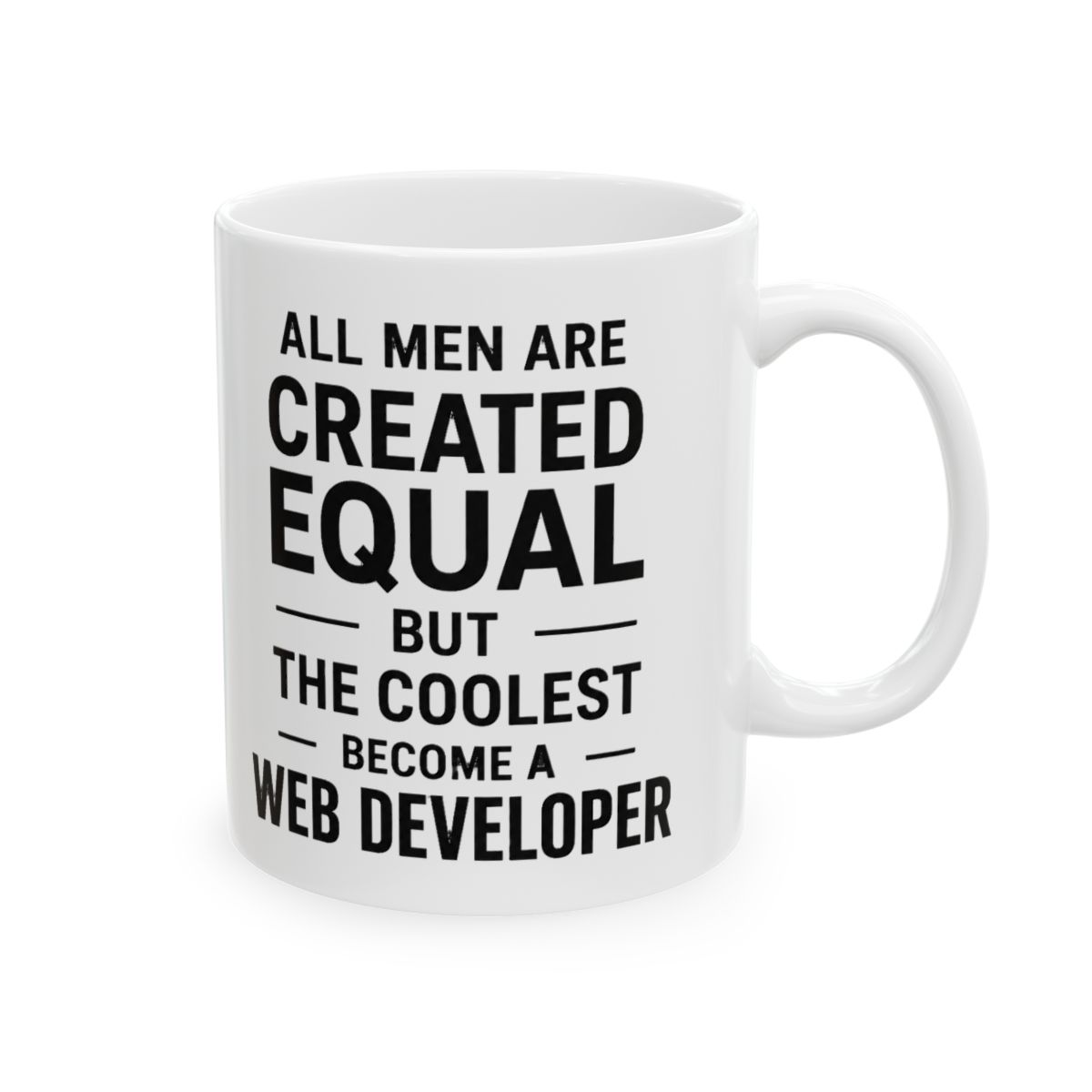 Web Developer Wisdom Funny Quotes White Coffee Mug Gifts from Men to Graduates