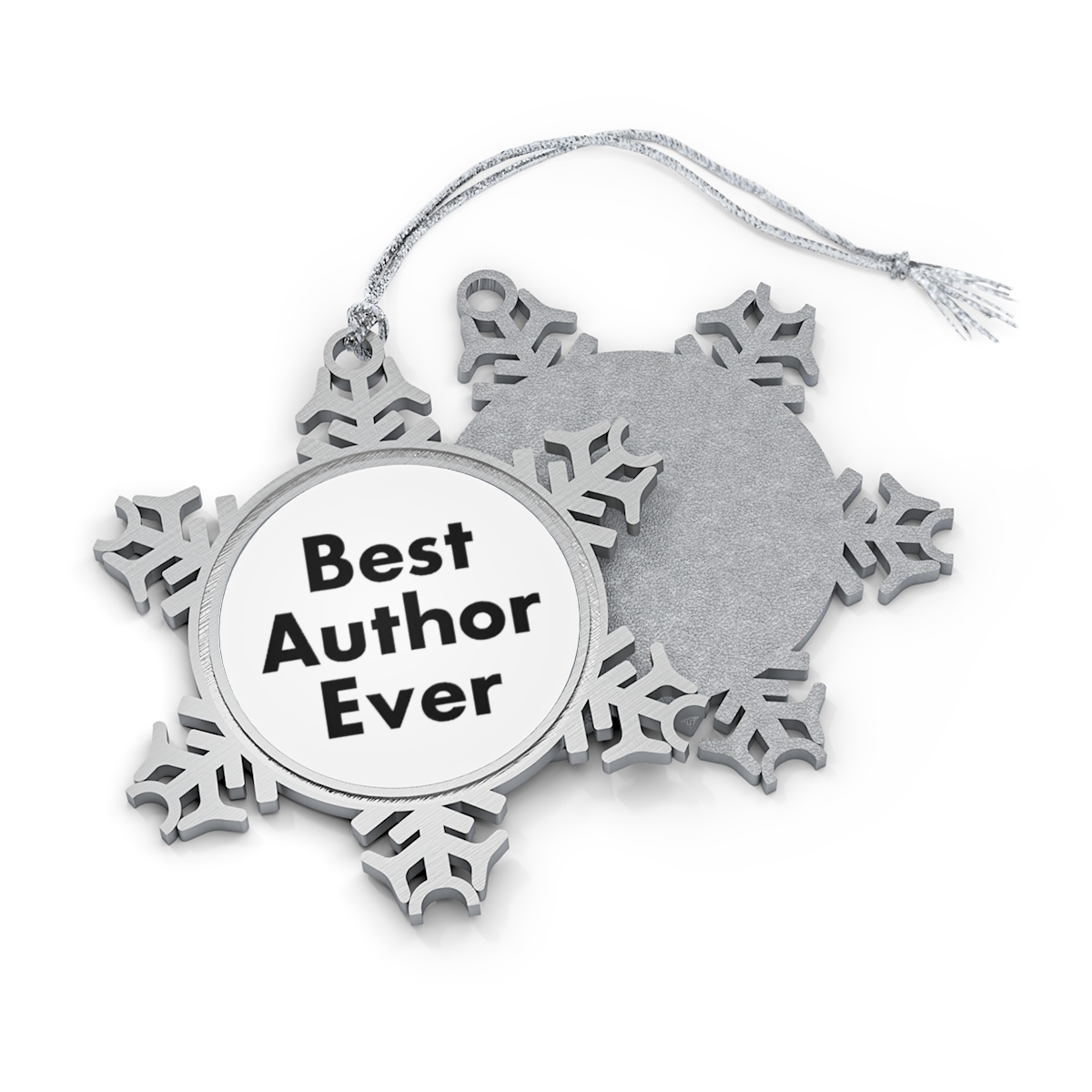 Author's Wisdom Best Author Ever Oval Sturdy MDF Ornament Gifts for Book Lovers Christmas Unique Gifts from Granny to Bookworm