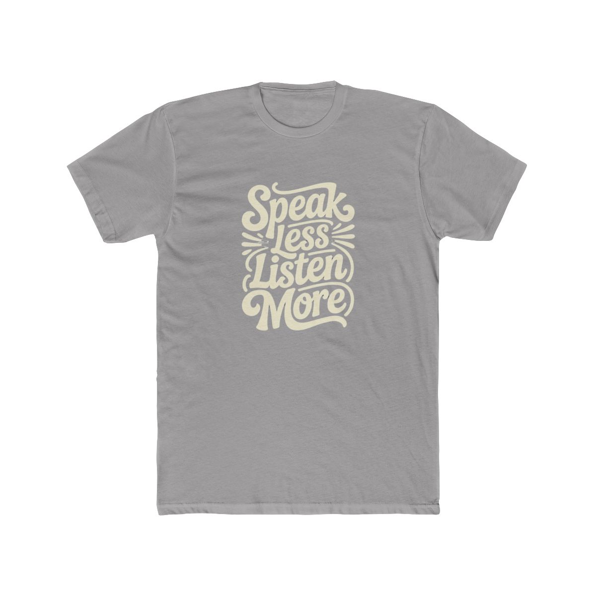 Speak Less Listen More Minimalist Wisdom - Premium Tri-Blend T Shirt
