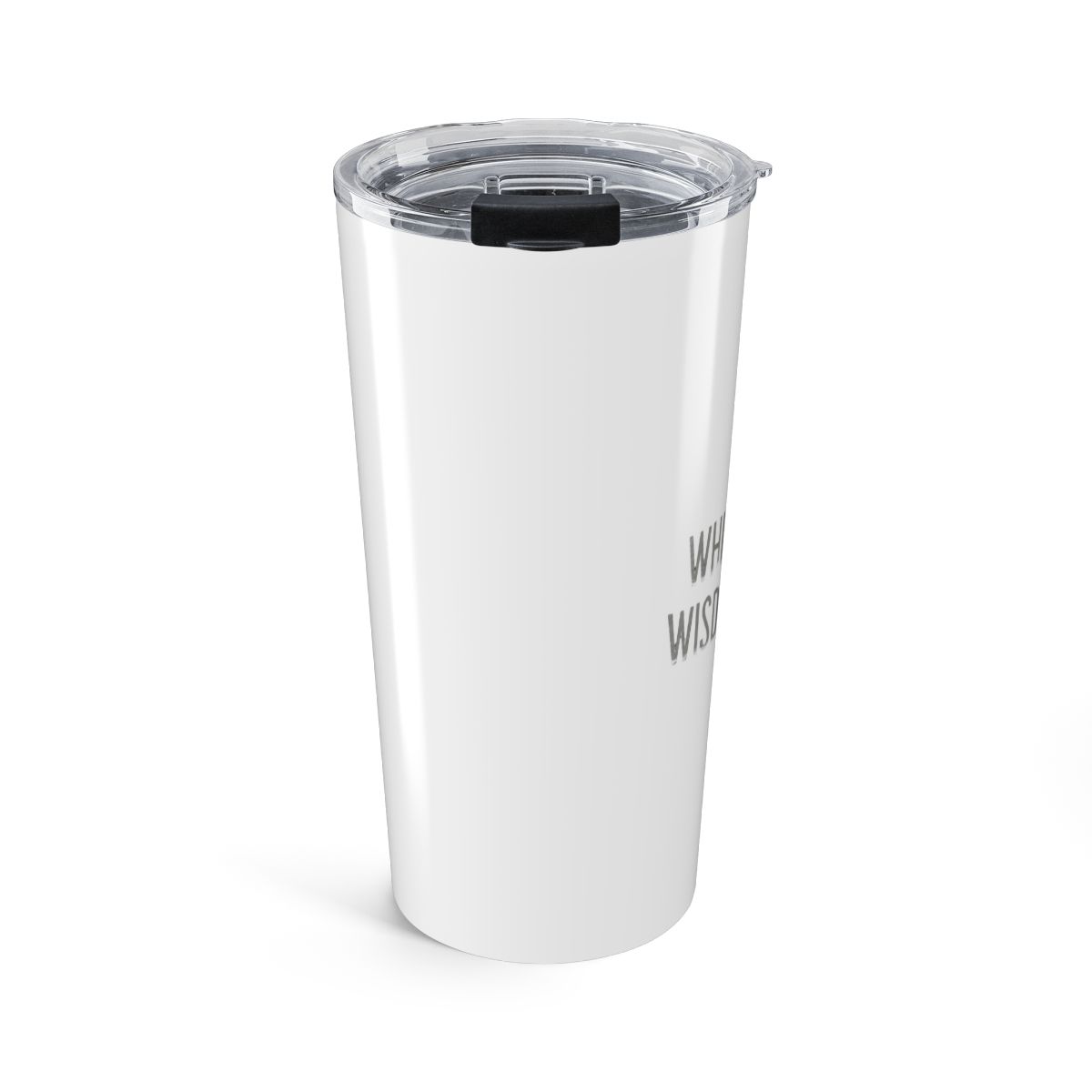 Whiskey Goes In - Wisdom Comes Out - Vintage Style - Stainless Steel Insulated Tumbler