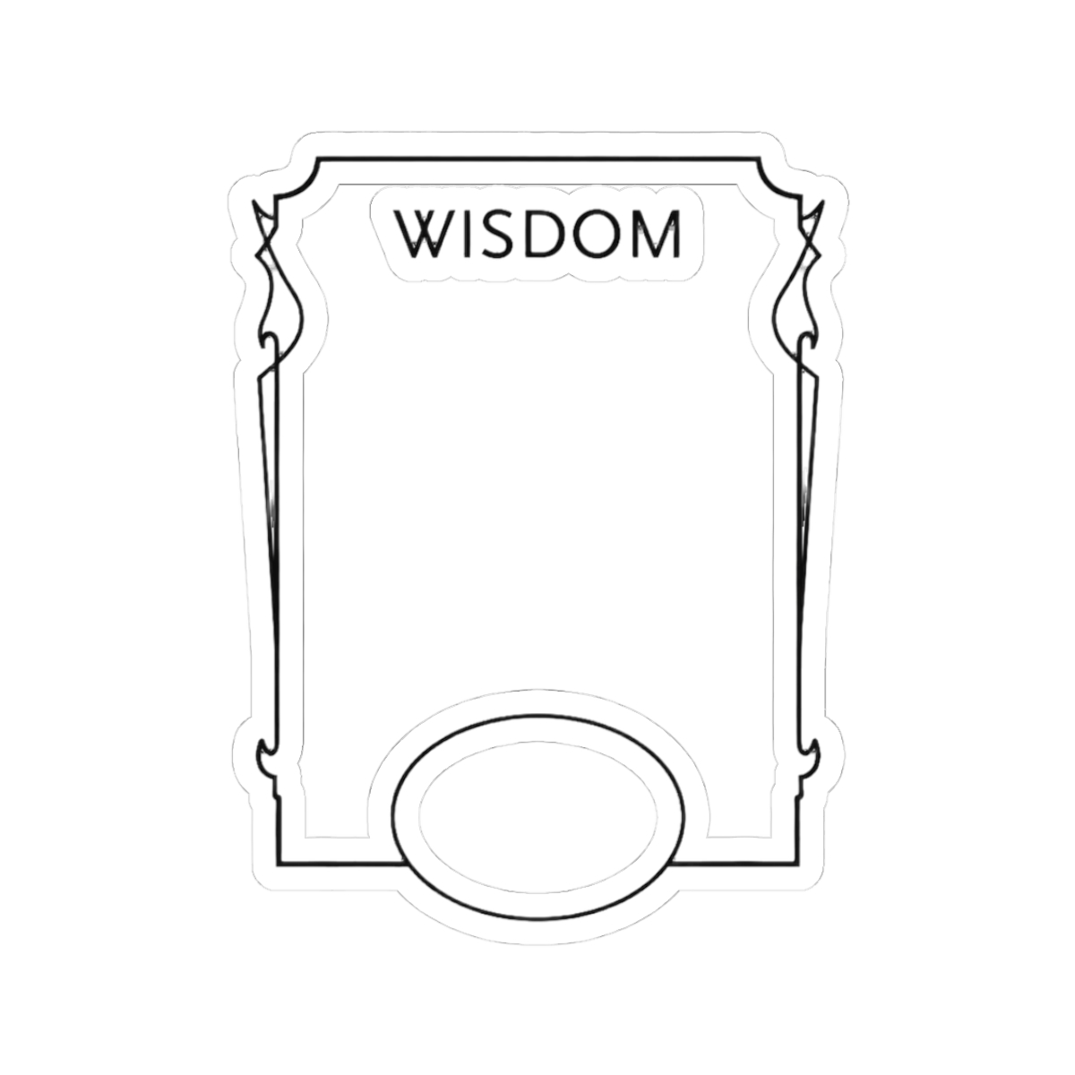 Wisdom Ability Score Sticker
